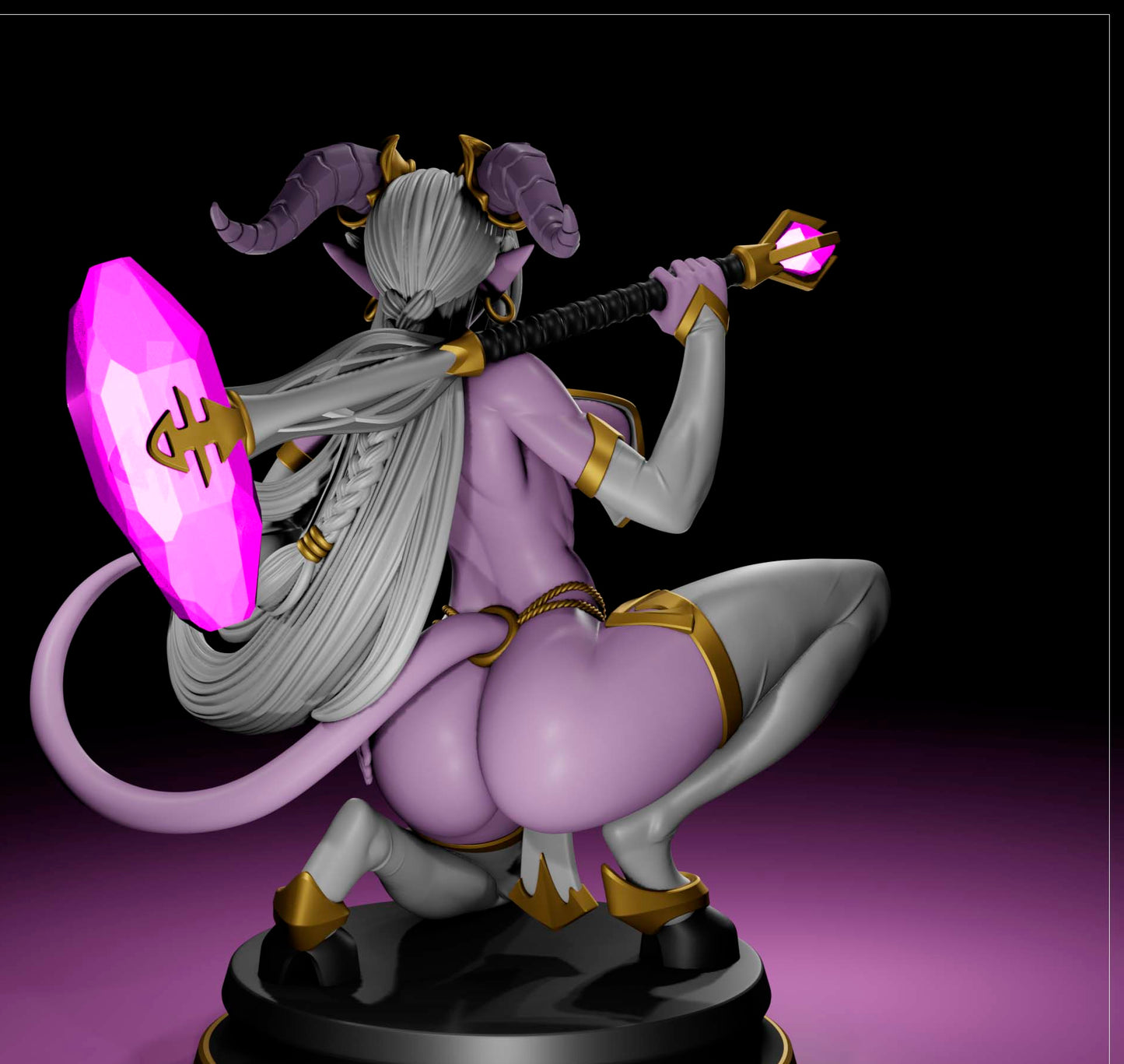 Exiled One Pinup Adult 3D Resin Figurine