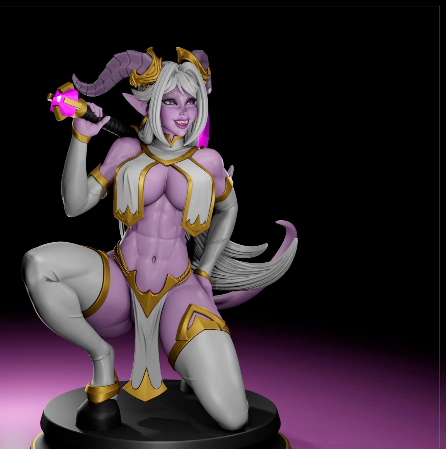 Exiled One Pinup Adult 3D Resin Figurine