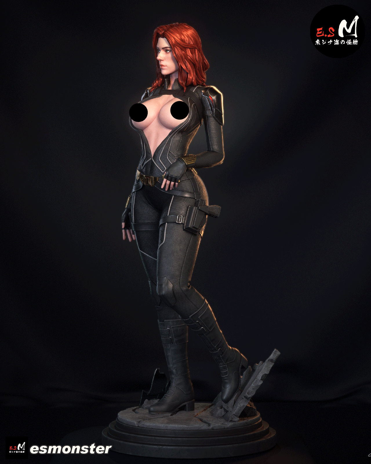 Assassin Agent Adult Pinup 3D Resin Model