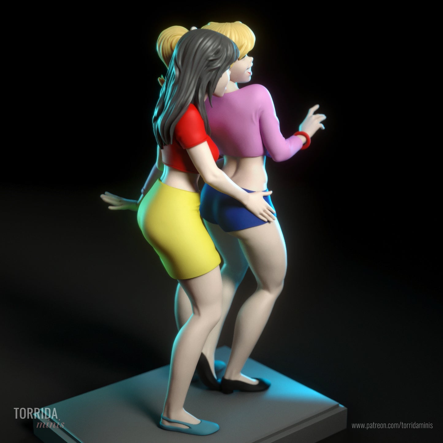 Competitive Popular girls Pinup Adult 3D Resin Figurine Model Kit