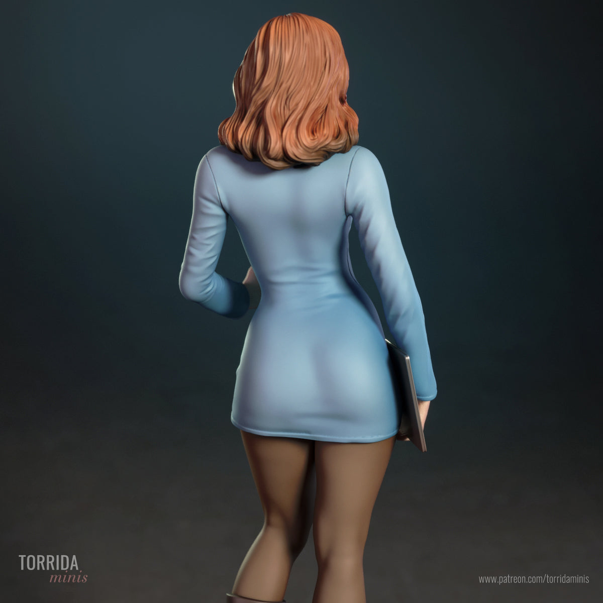 Space Doctor Pinup Adult 3D Resin Figurine Model Kit