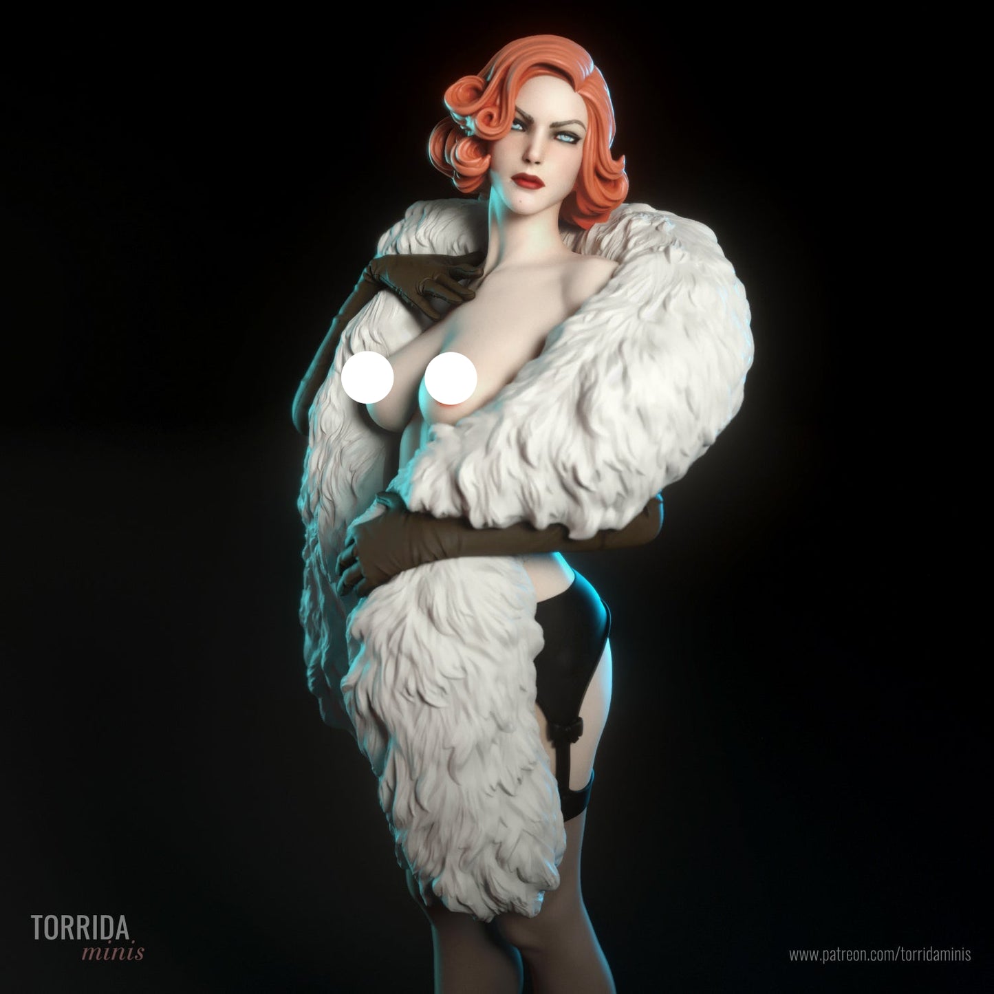 Femmes fatales Pinup Adult 3D Resin Figurine Model Kit