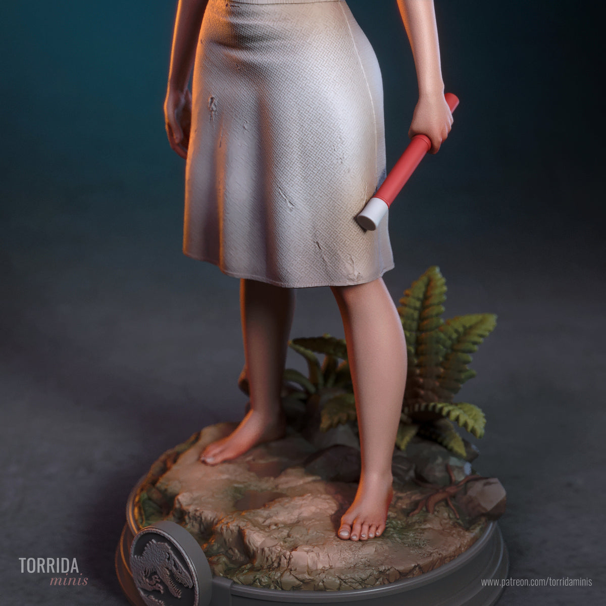 Park Survivor Pinup Adult 3D Resin Figurine Model Kit