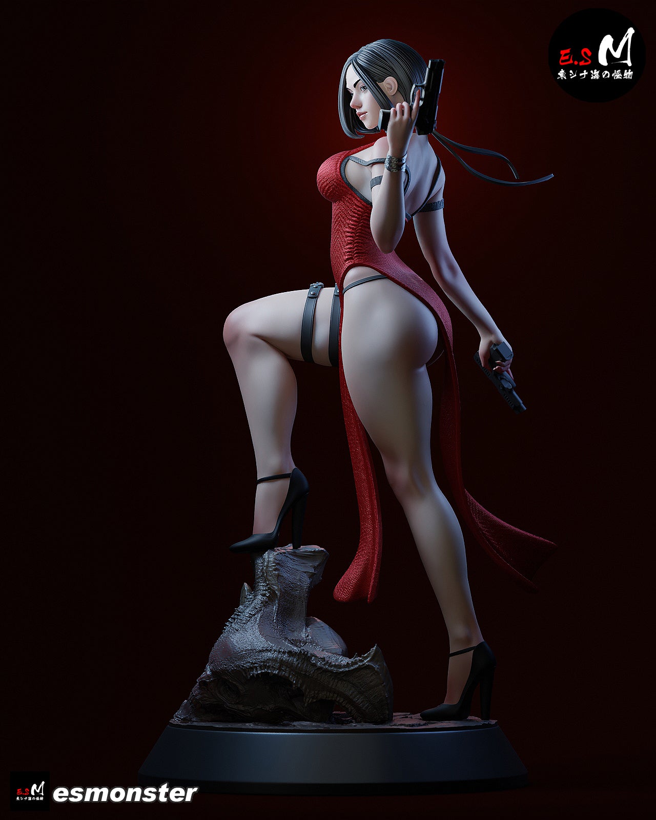 Corporate Agent Adult Pinup 3D Resin Model