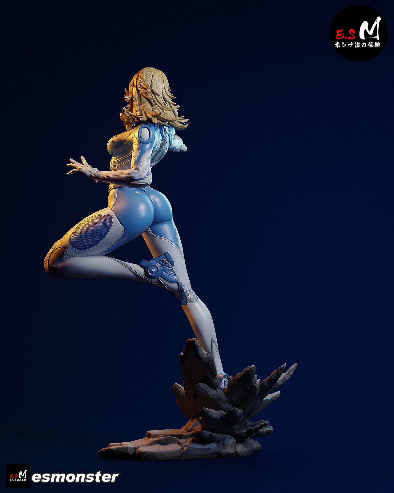 Psionic Woman Adult Pinup 3D Resin Model