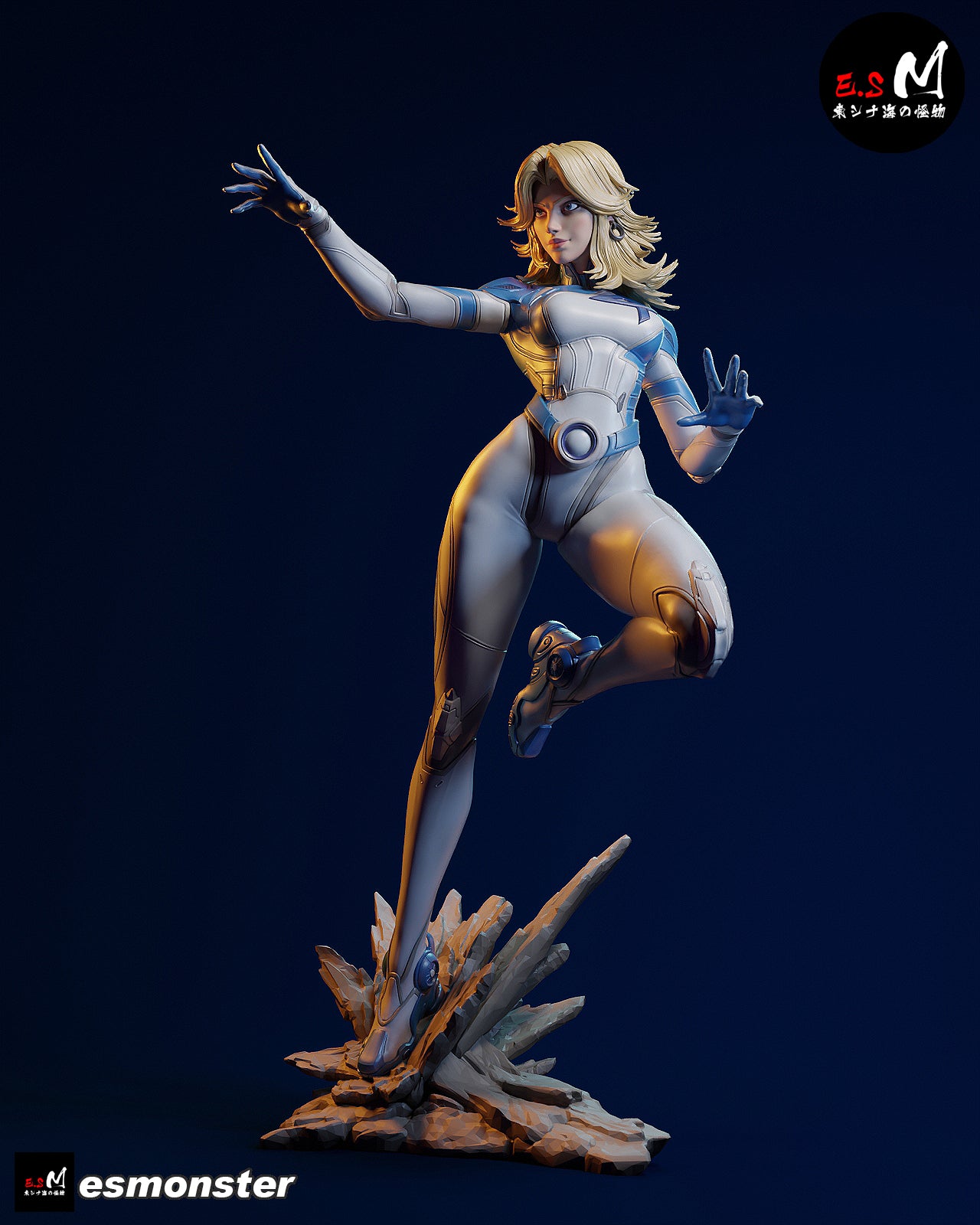 Psionic Woman Adult Pinup 3D Resin Model