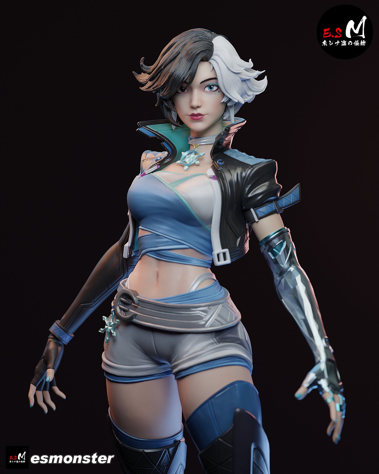Popstar Hero Adult Pinup 3D Resin Model