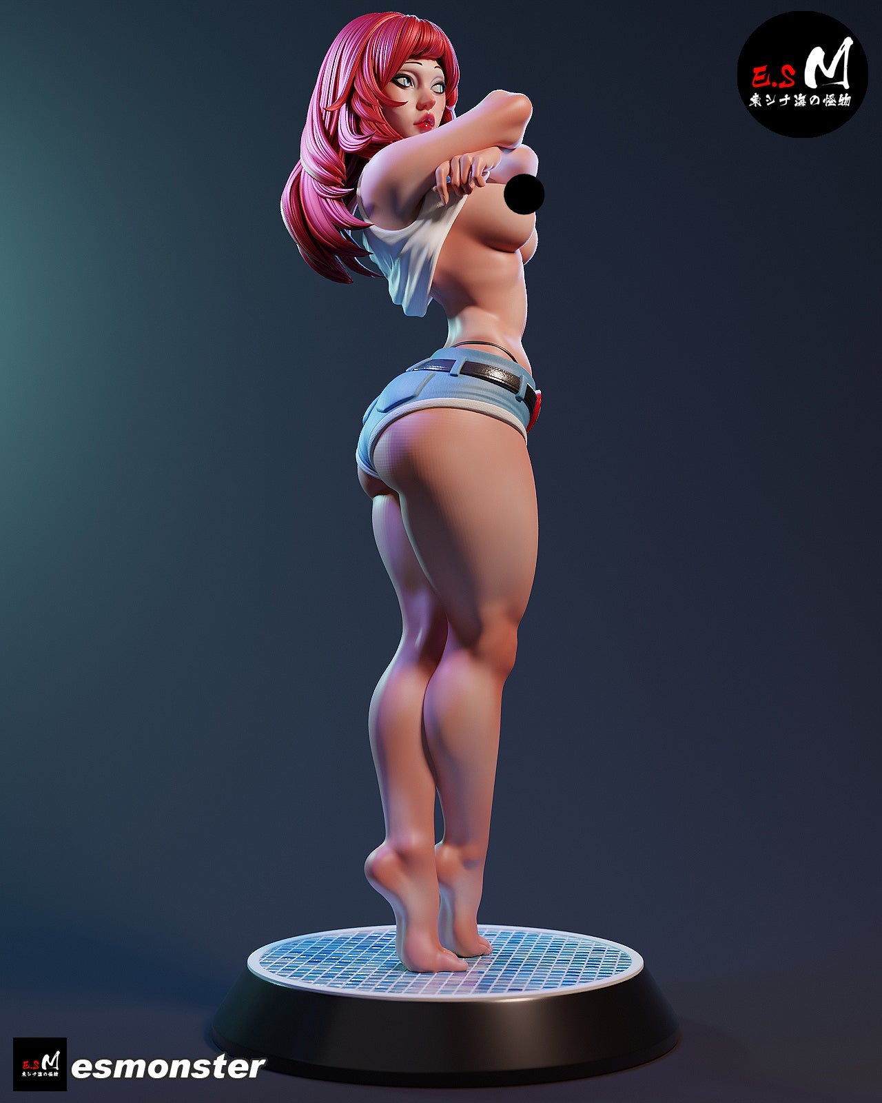 Aspiring Actress Adult Pinup 3D Resin Model