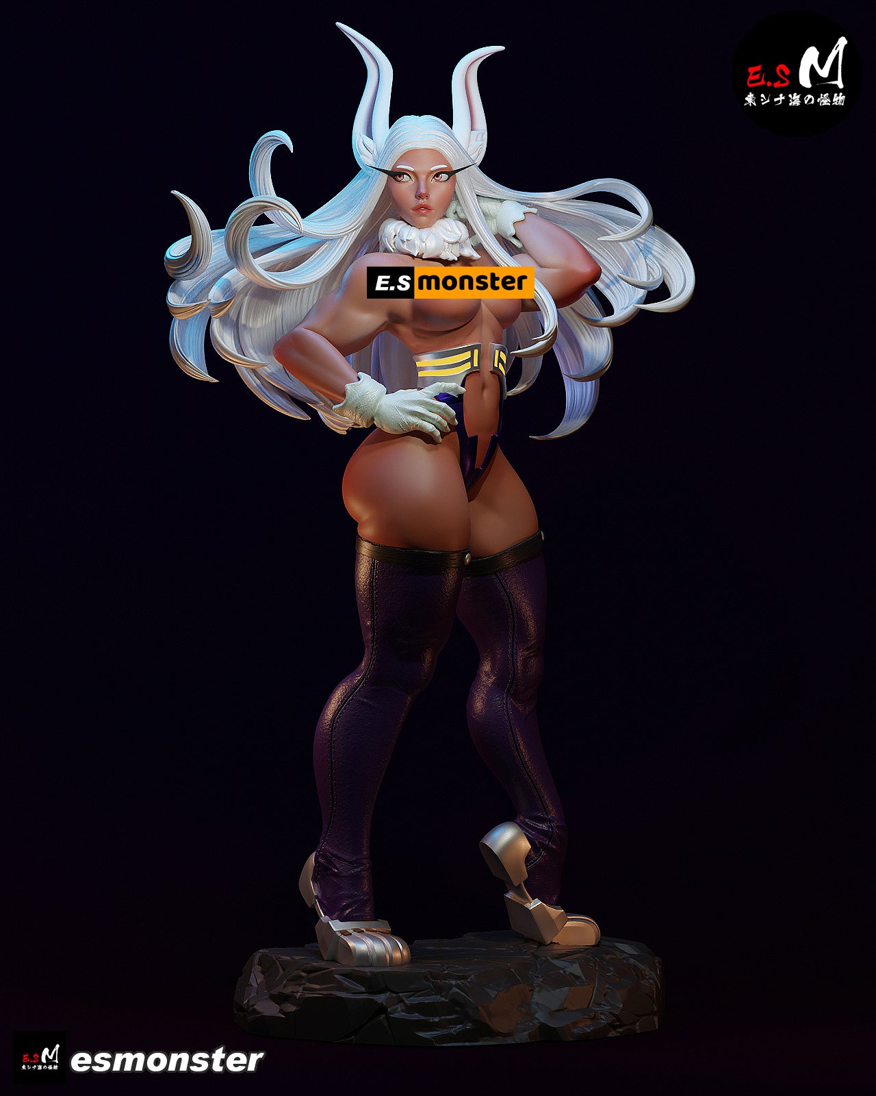 Bunny Hero Adult Pinup 3D Resin Model
