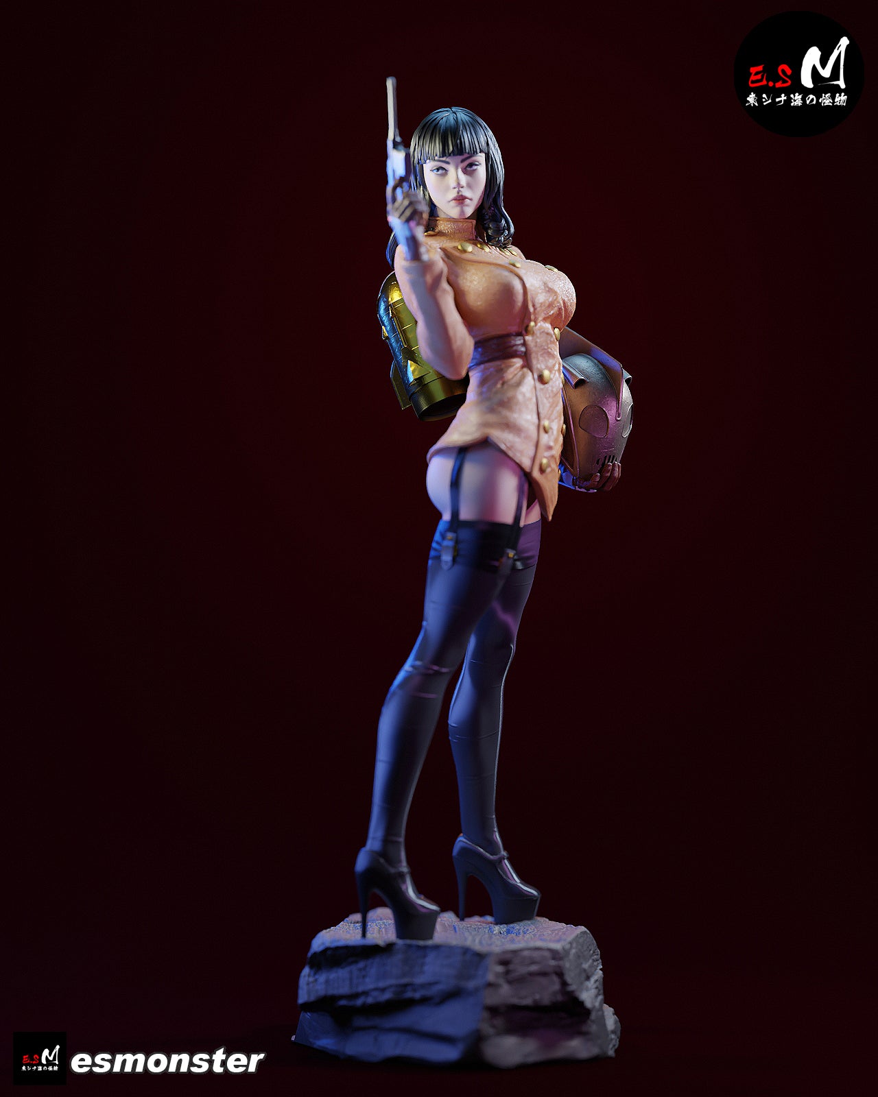 Stunt Pilot Adult Pinup 3D Resin Model