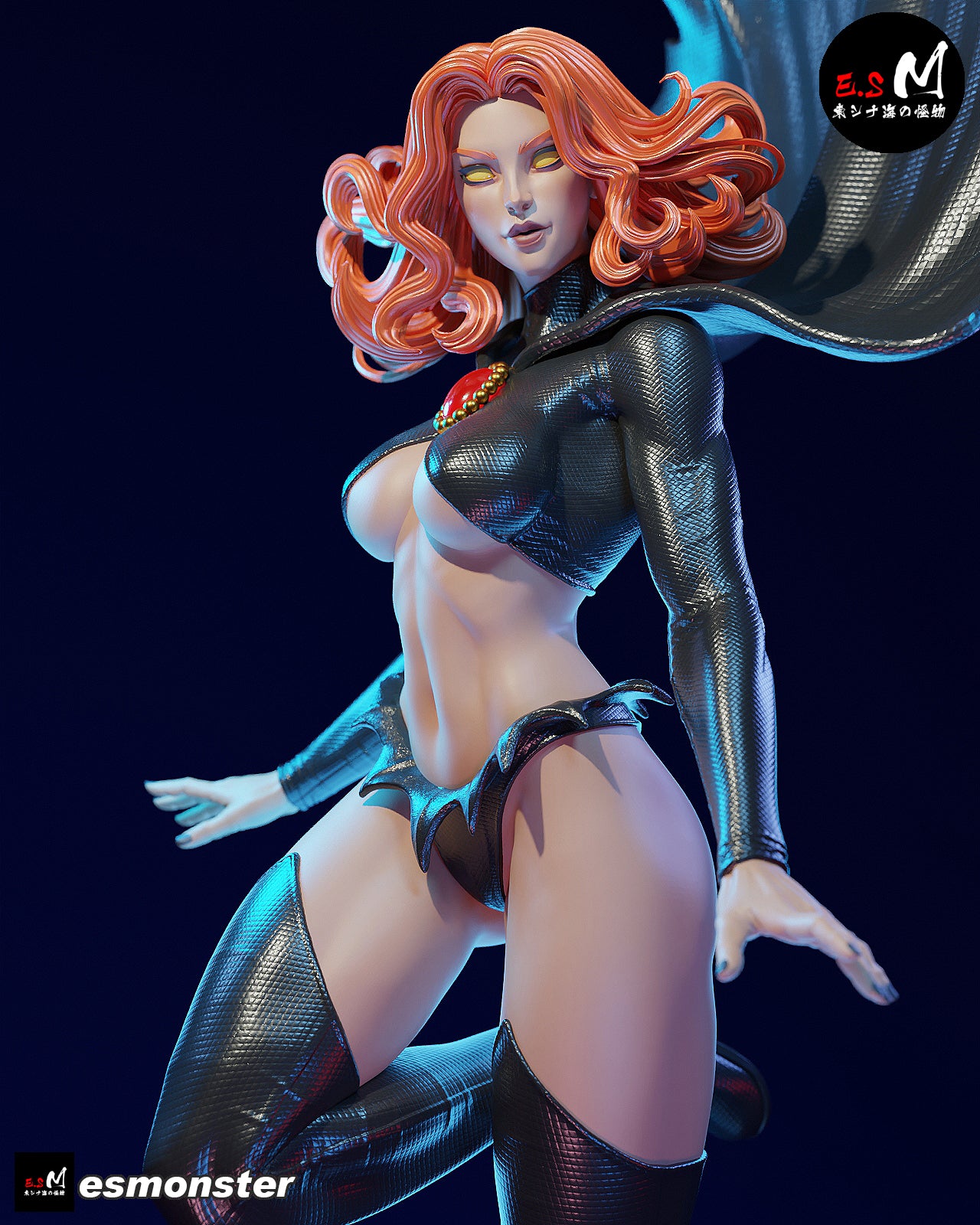 Elegant Cold Ruler Adult Pinup 3D Resin Model