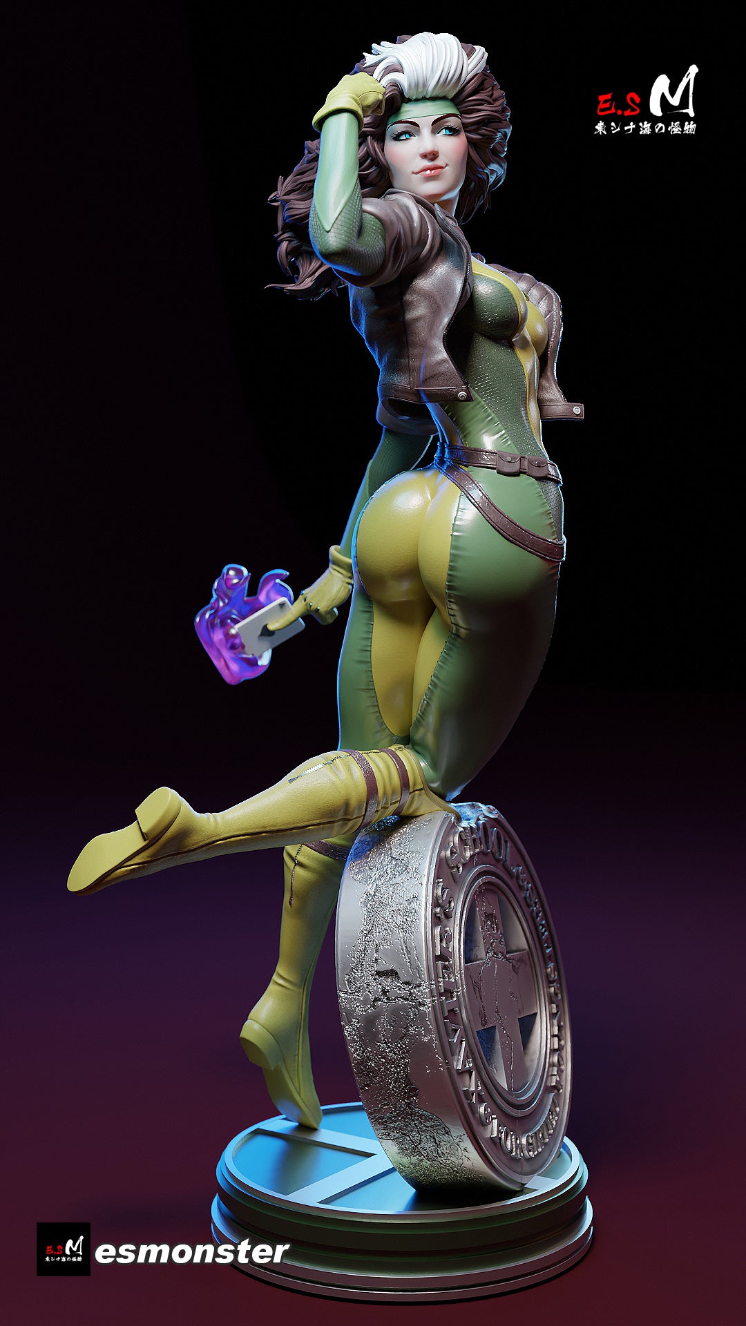 Southern Bell Adult Pinup 3D ABS Resin Model