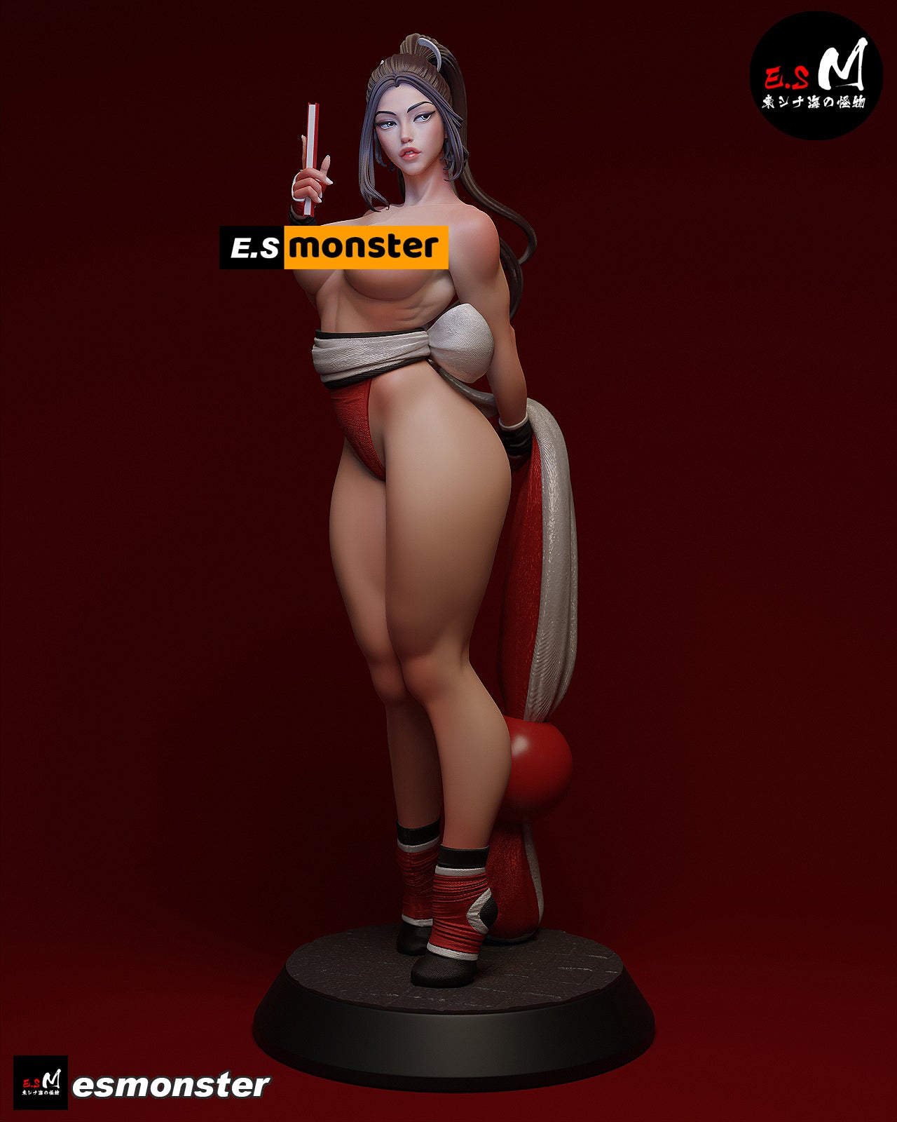 Ring Fighter Pinup 3D Resin Model
