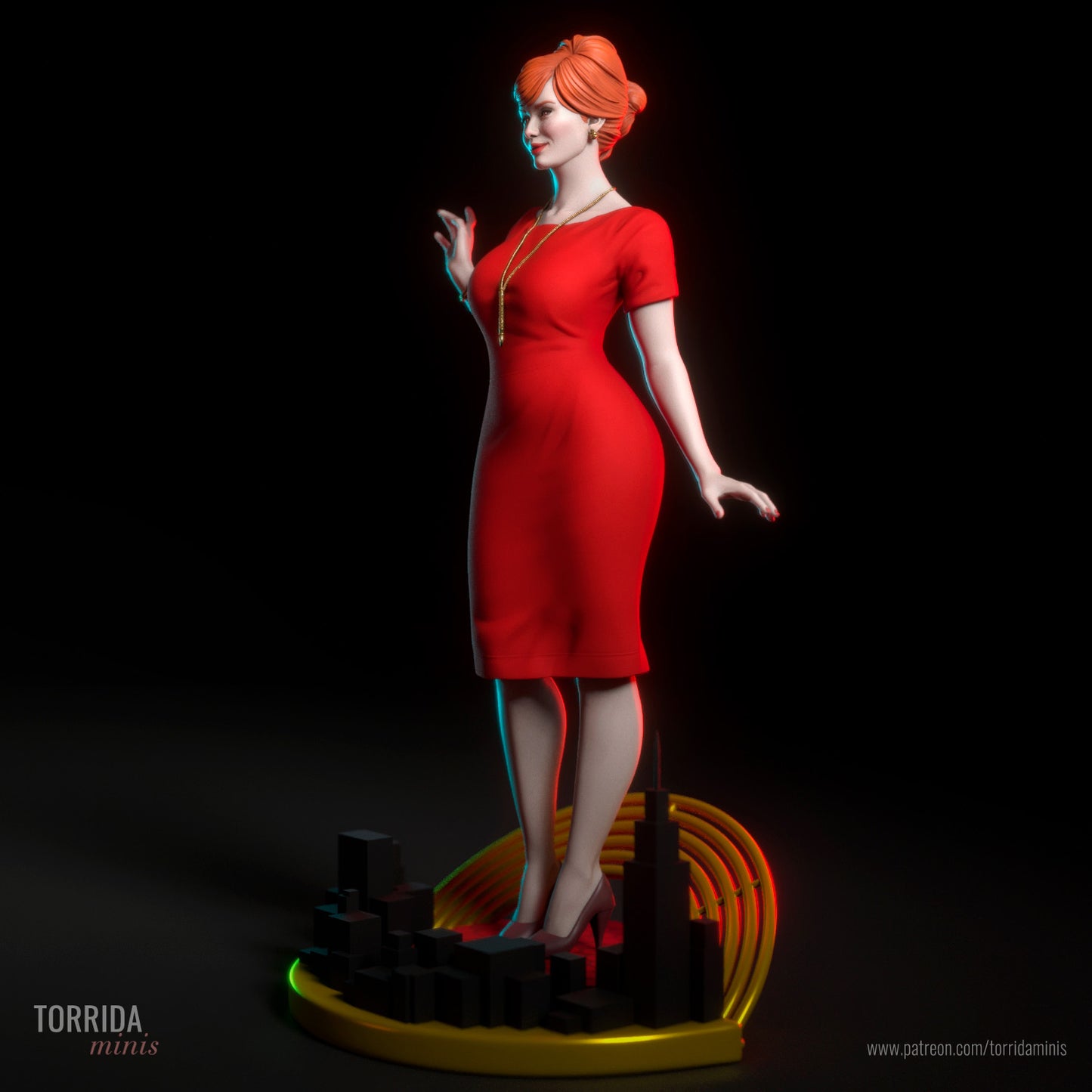 Junior Partner Pinup Adult 3D Resin Figurine Model Kit