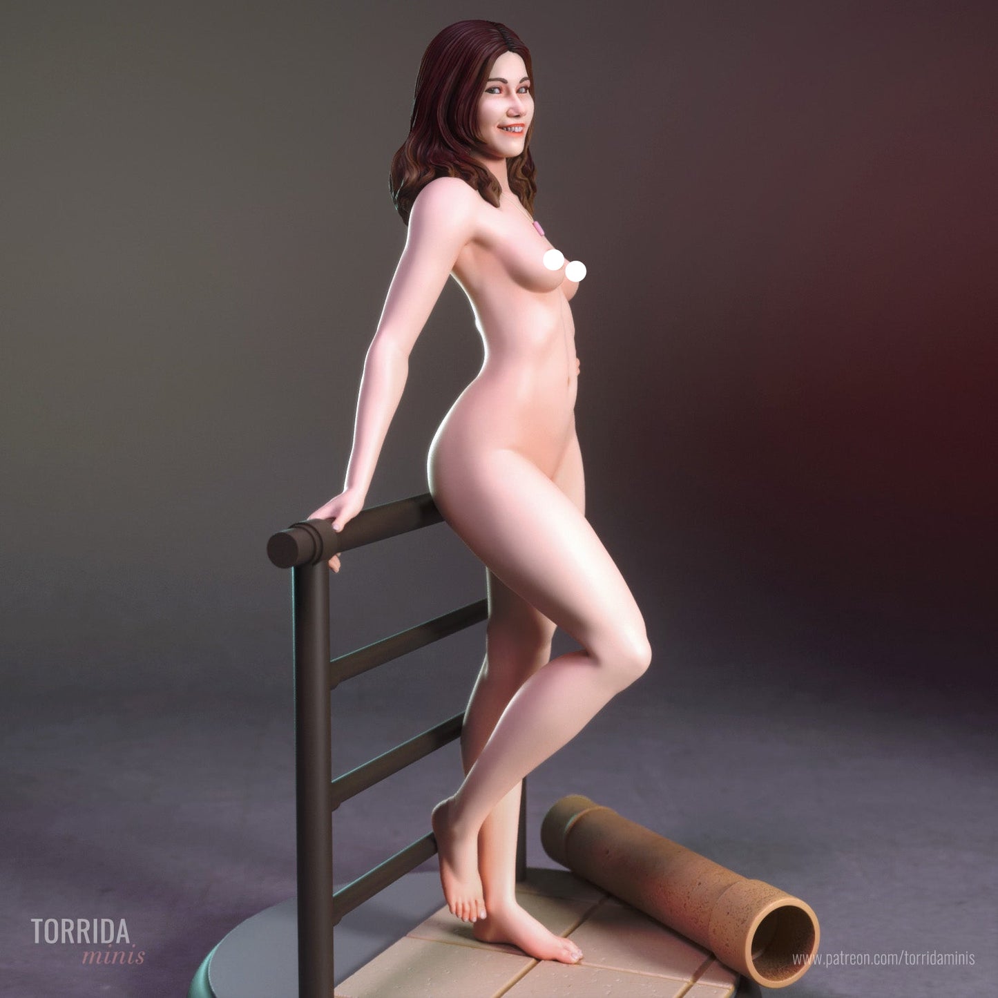 Cute Mechanic Adult 3D Resin Figurine Model Kit