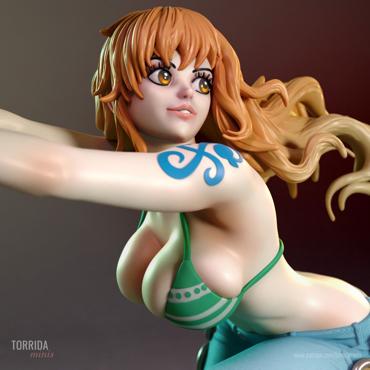 Treasure Hunter Adult 3D Resin Figurine Model Kit