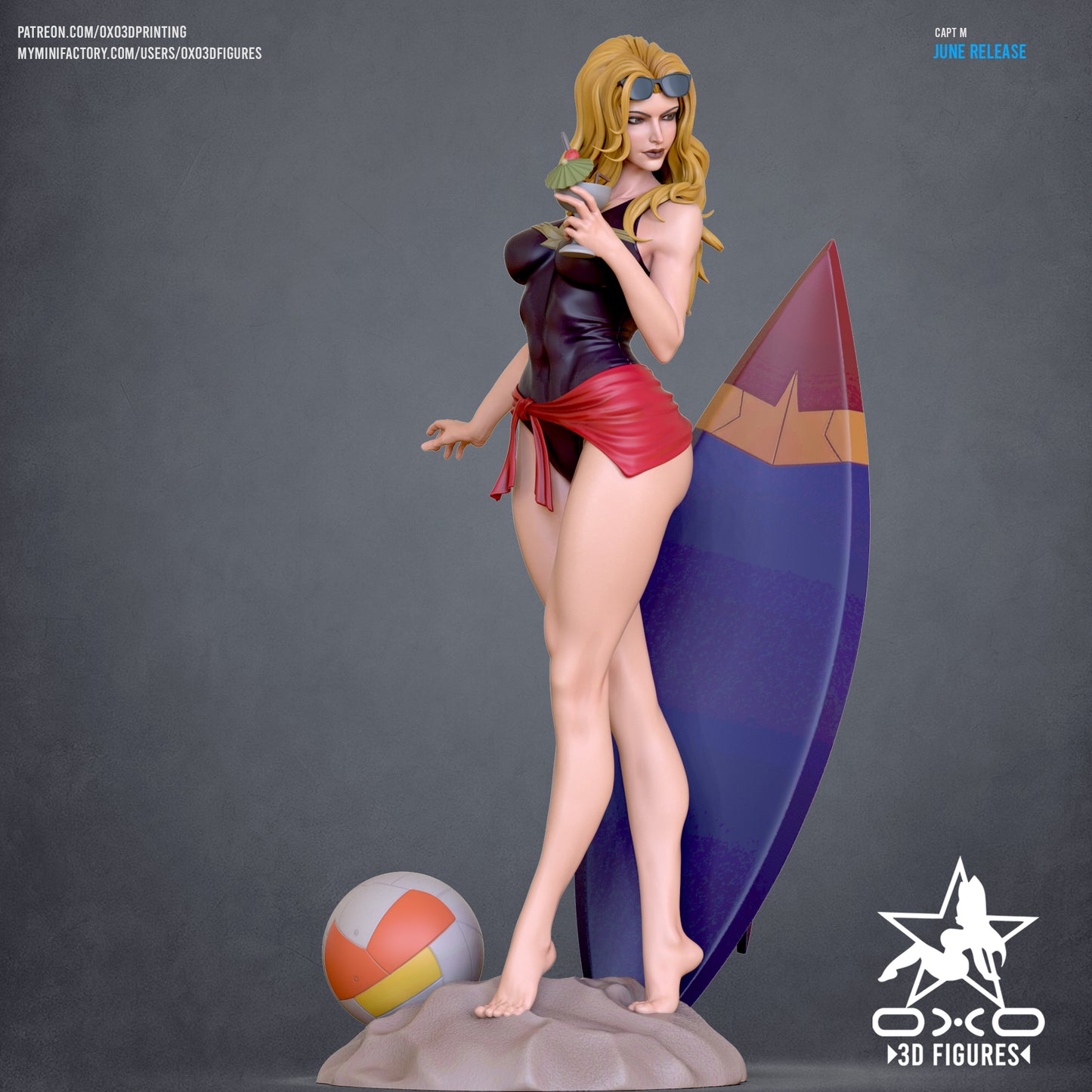 Hybrid Warrior Pinup Adult 3D Resin Figurine Model Kit