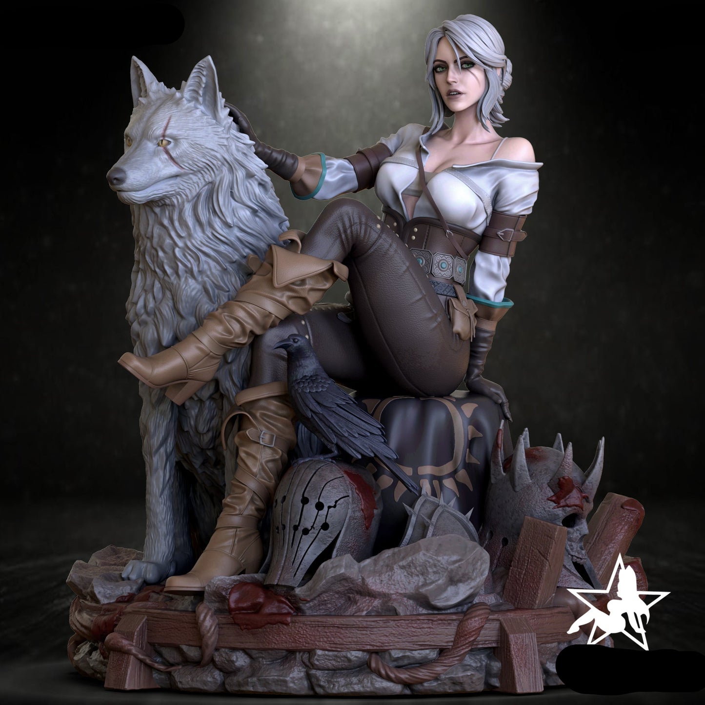 The Promised One Pinup Adult 3D Resin Figurine Model Kit
