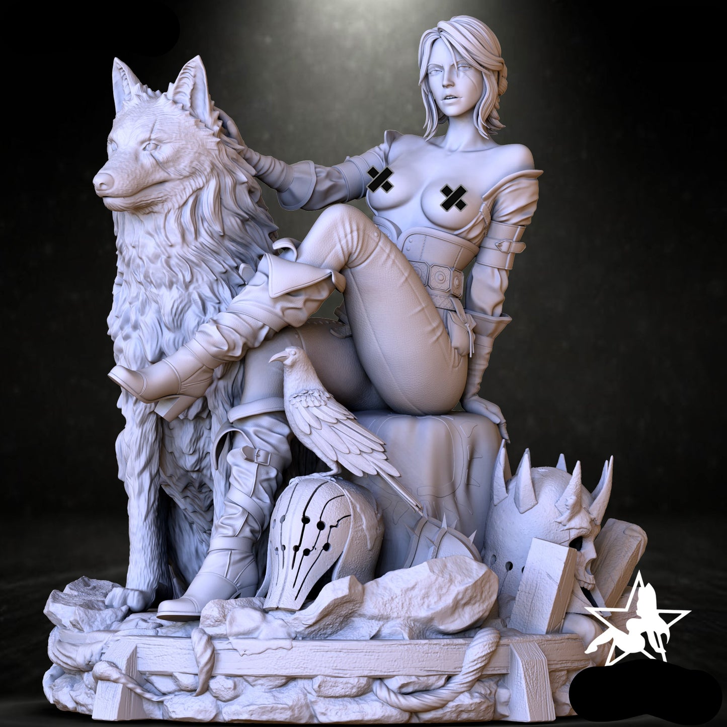 The Promised One Pinup Adult 3D Resin Figurine Model Kit