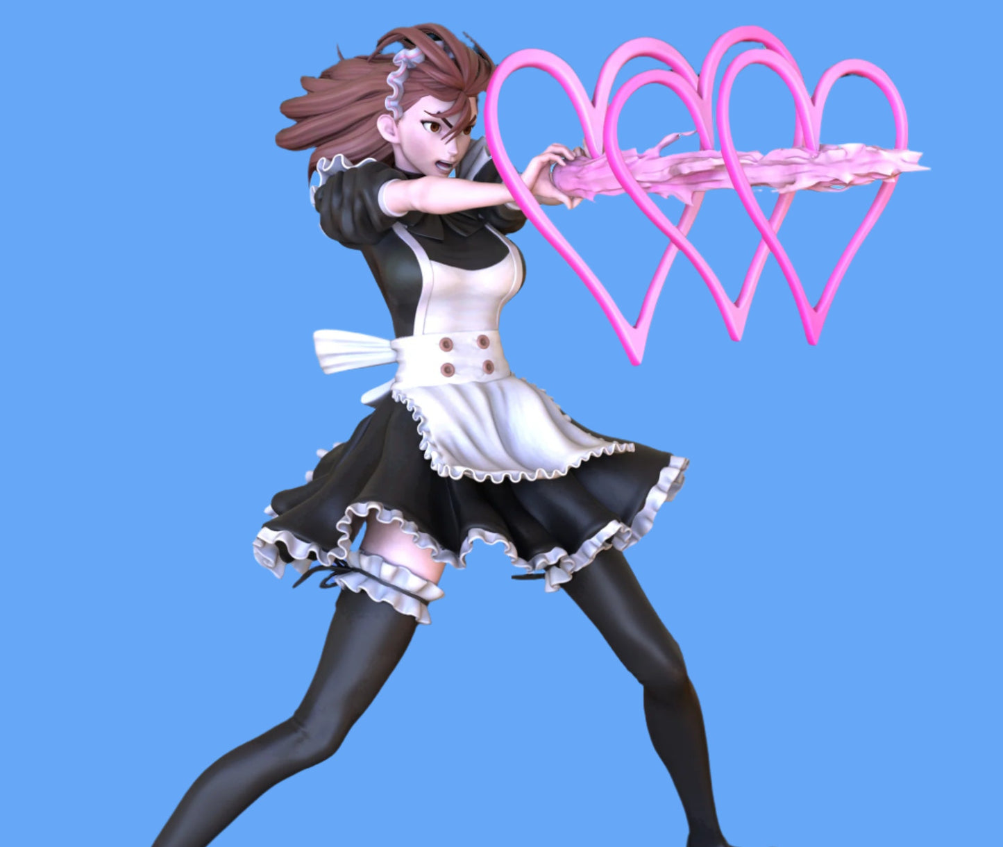 Japanese Fashionista Adult 3D Resin Figurine Model Kit