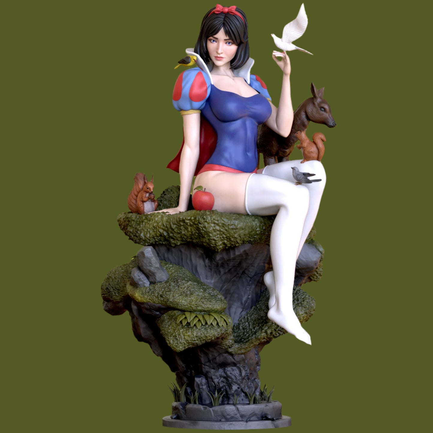 Fairest of them All Pinup Adult 3D Resin Figurine Model Kit