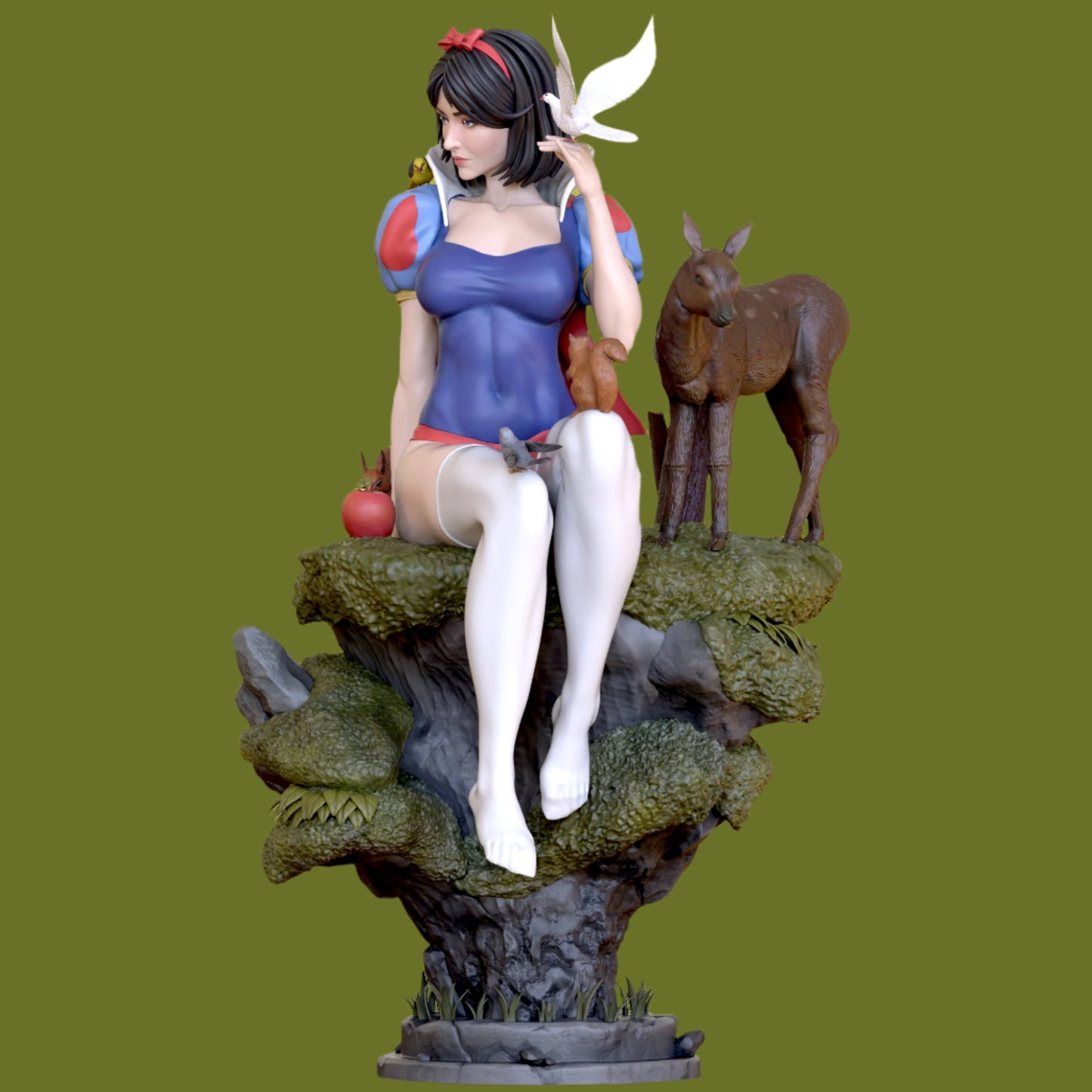 Fairest of them All Pinup Adult 3D Resin Figurine Model Kit