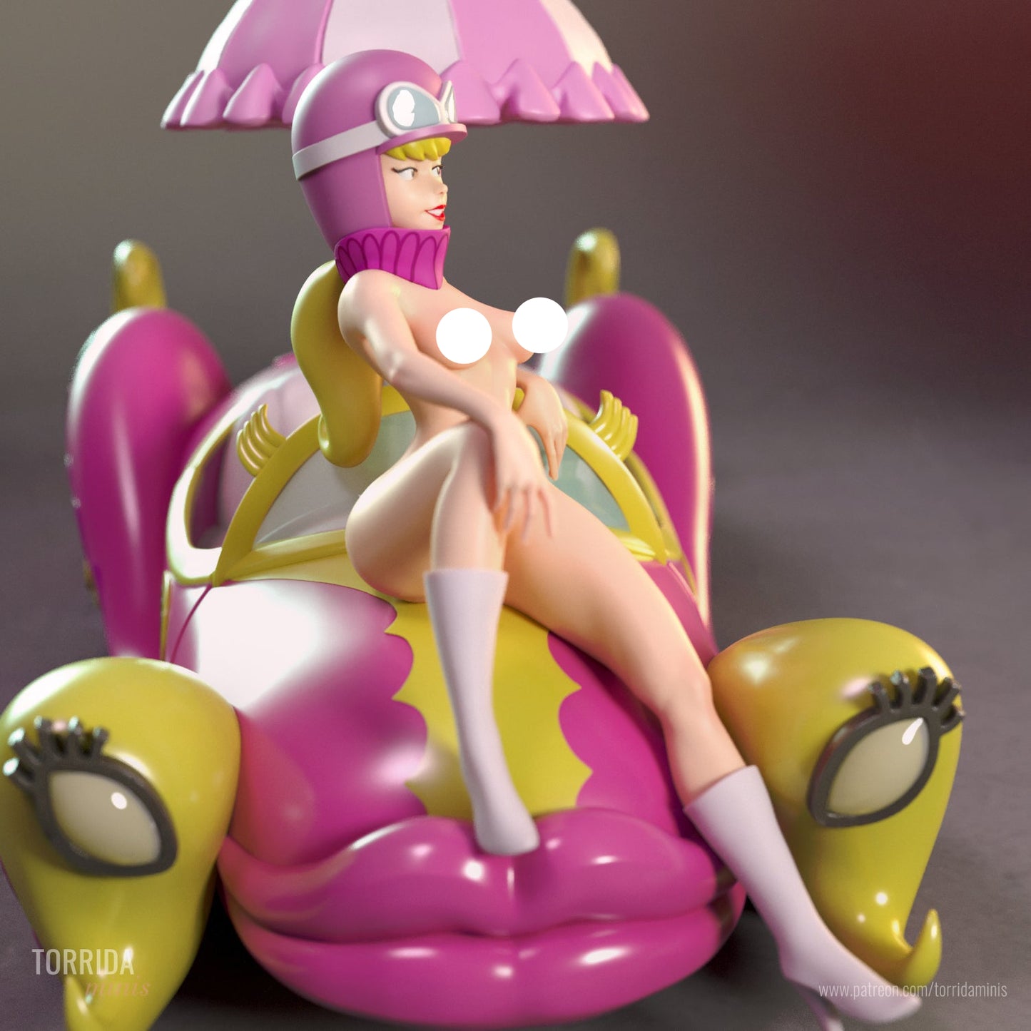 Racer Icon Pinup Adult 3D Resin Figurine Model Kit