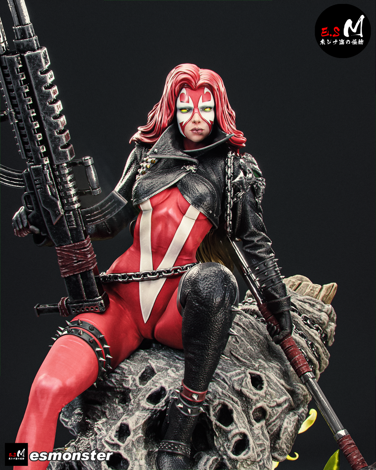 Hellspawn Adult Pinup 3D Resin Model