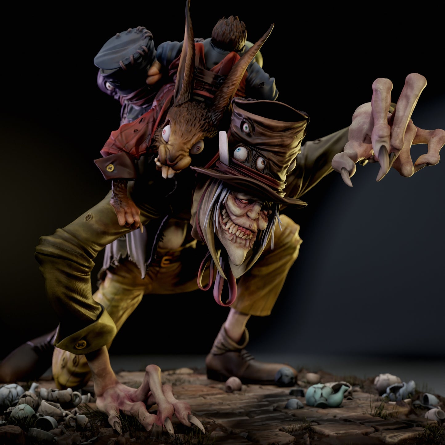 The Mad hatter Creature by SiryllArt Adult 3D Resin Figurine Model Kit