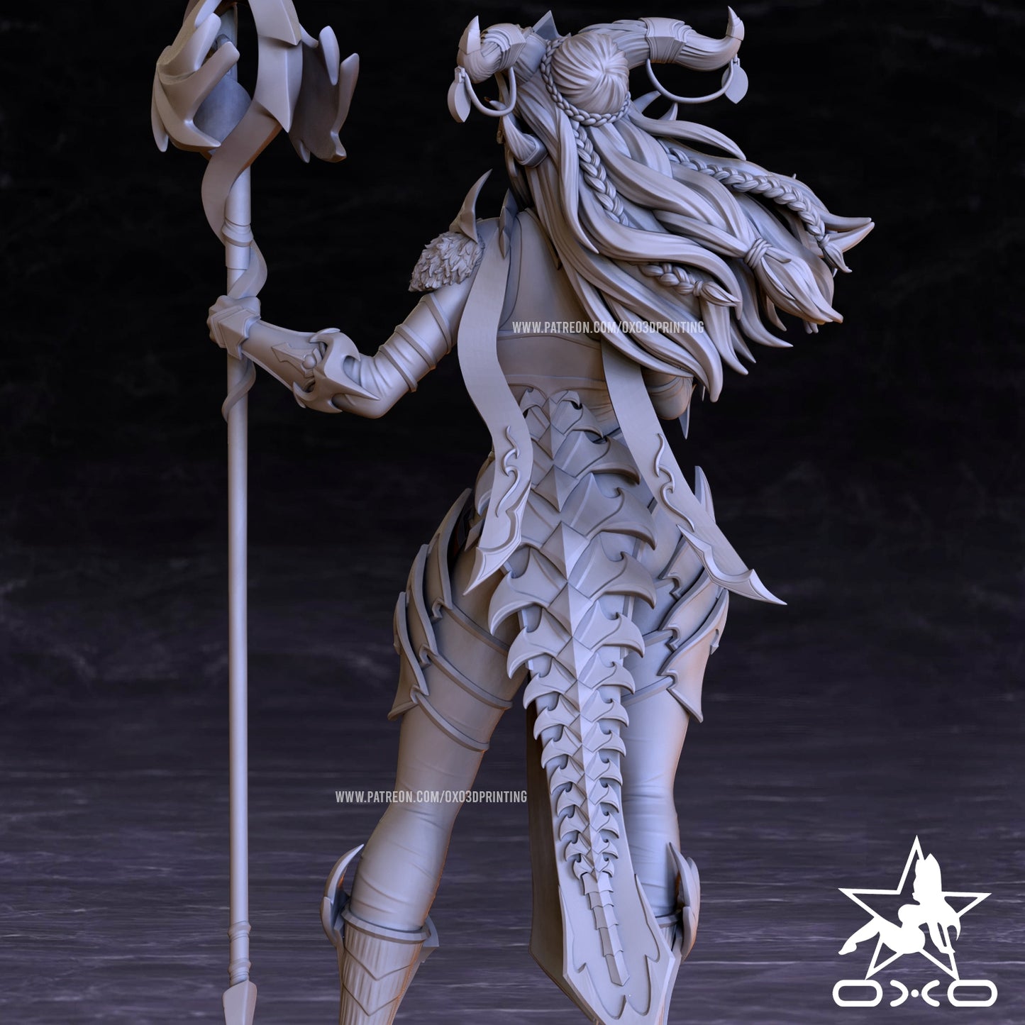 Queen of Dragons 3D Resin Figurine Model Kit