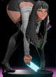 Office Girl Pinup Adult 3D Resin Figurine