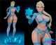Magic Queen Pinup 3D Resin Figurine