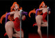 Rabbits Wife Pinup 3D Resin Figurine