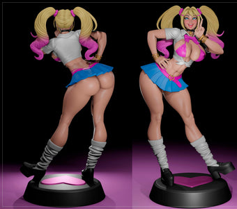 Gyaru Girl Pinup Adult 3D Resin Figurine