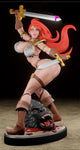 Red Warrior Pinup Adult 3D Resin Figurine