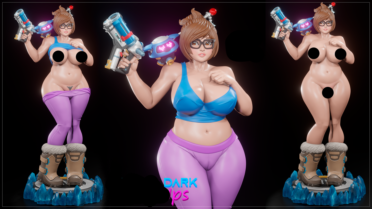 Thicc Gamer 3D Resin Figurine Model Kit