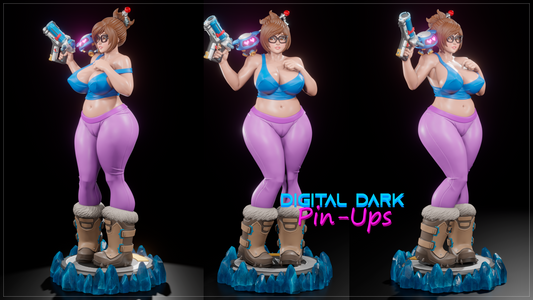 Thicc Gamer 3D Resin Figurine Model Kit