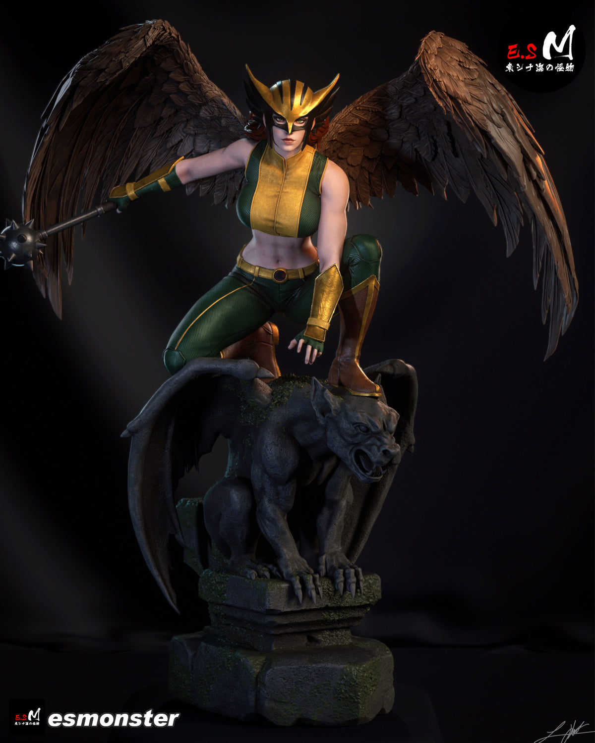 Birdwing Hero Adult Pinup 3D ABS Resin Model