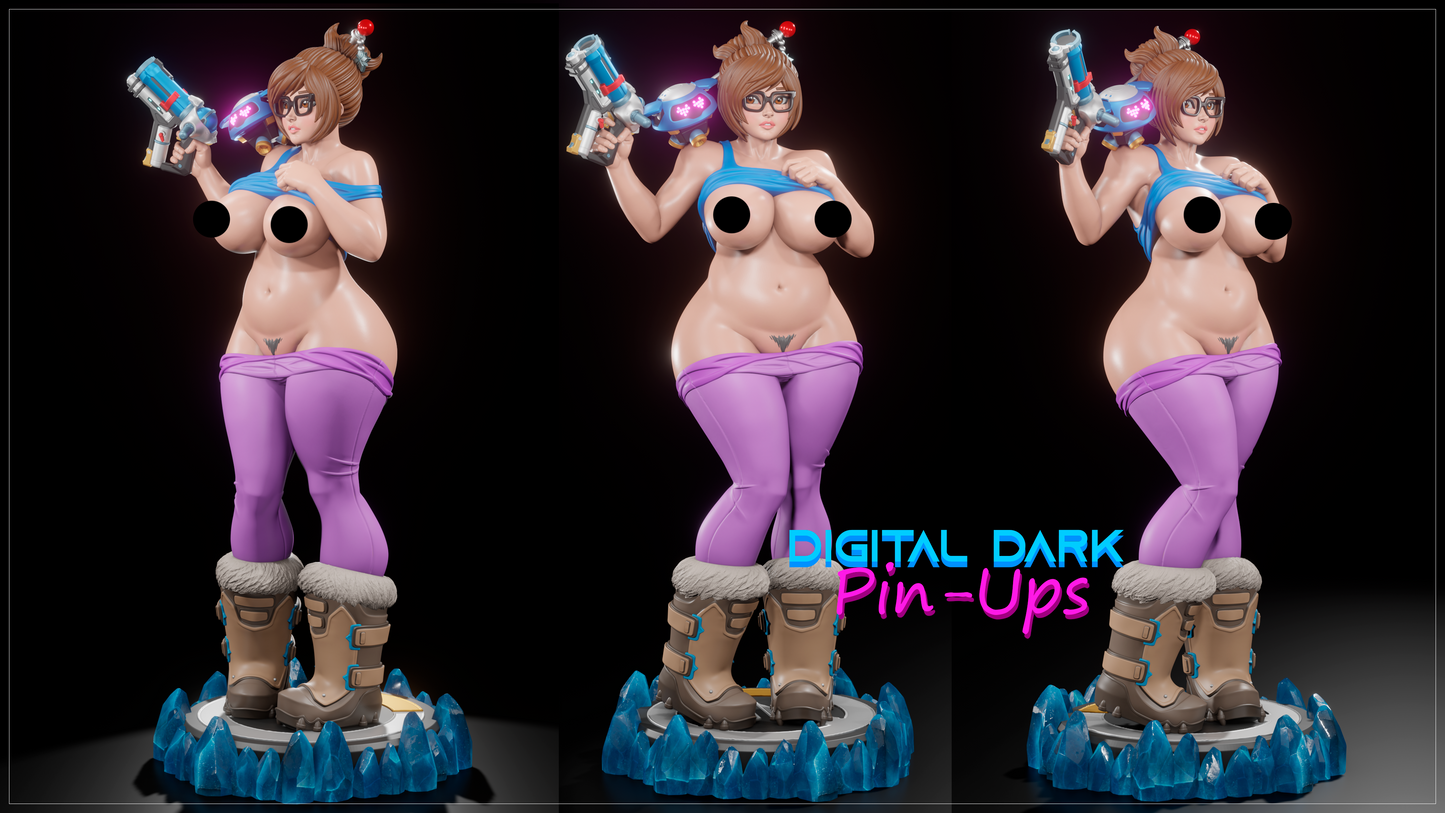 Thicc Gamer 3D Resin Figurine Model Kit