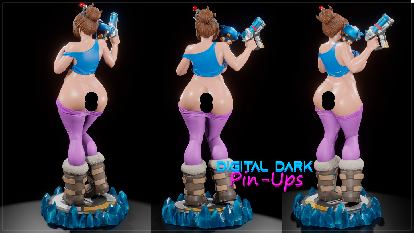 Thicc Gamer 3D Resin Figurine Model Kit