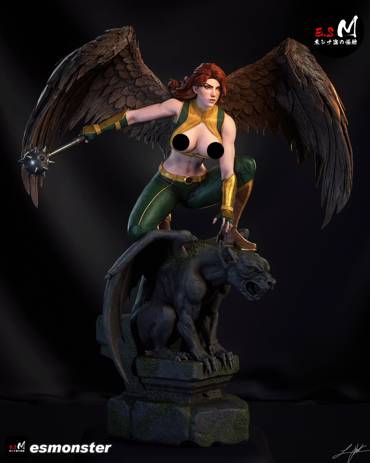 Birdwing Hero Adult Pinup 3D ABS Resin Model