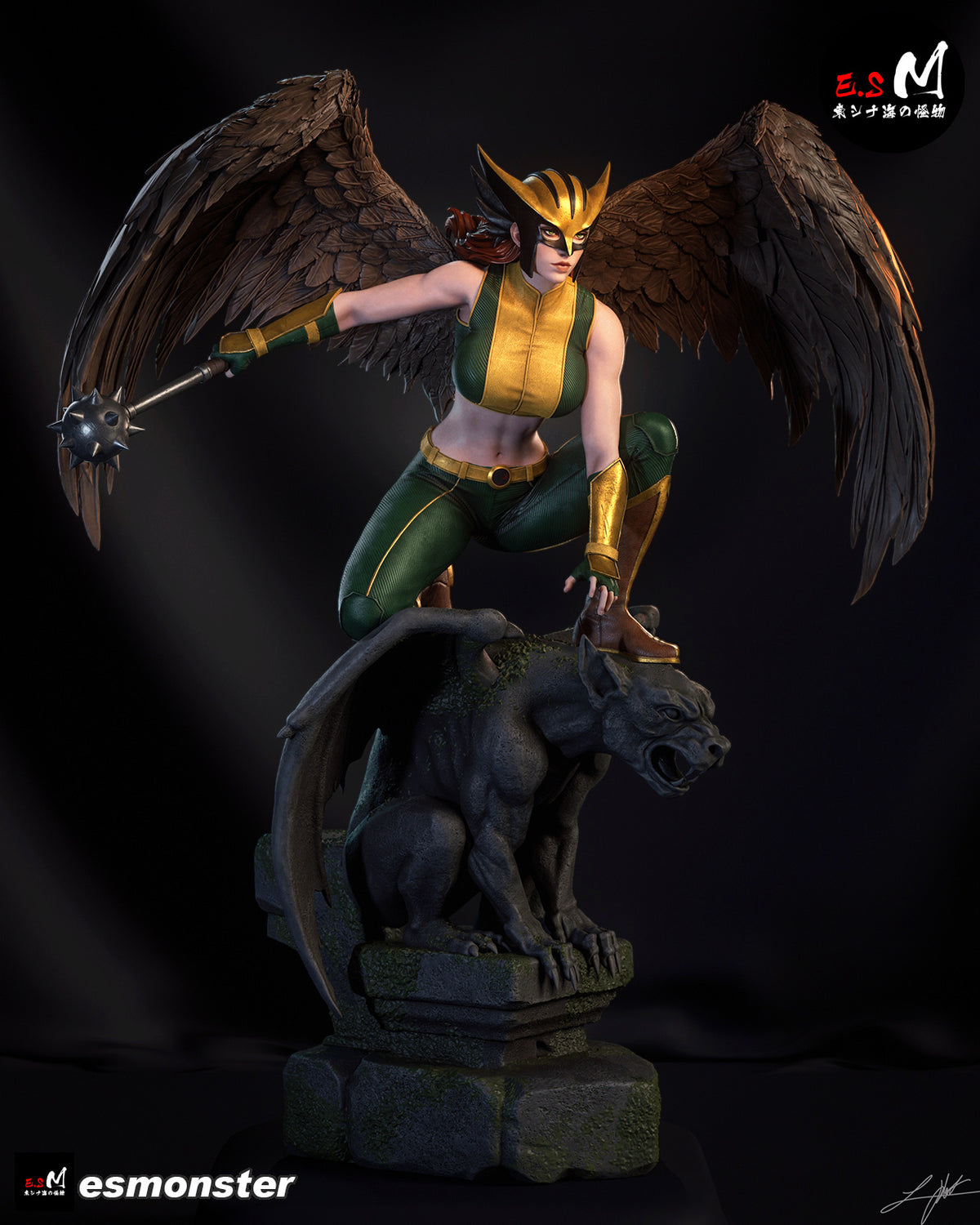 Birdwing Hero Adult Pinup 3D ABS Resin Model