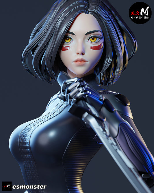 Battle Android Pinup 3D Resin Model