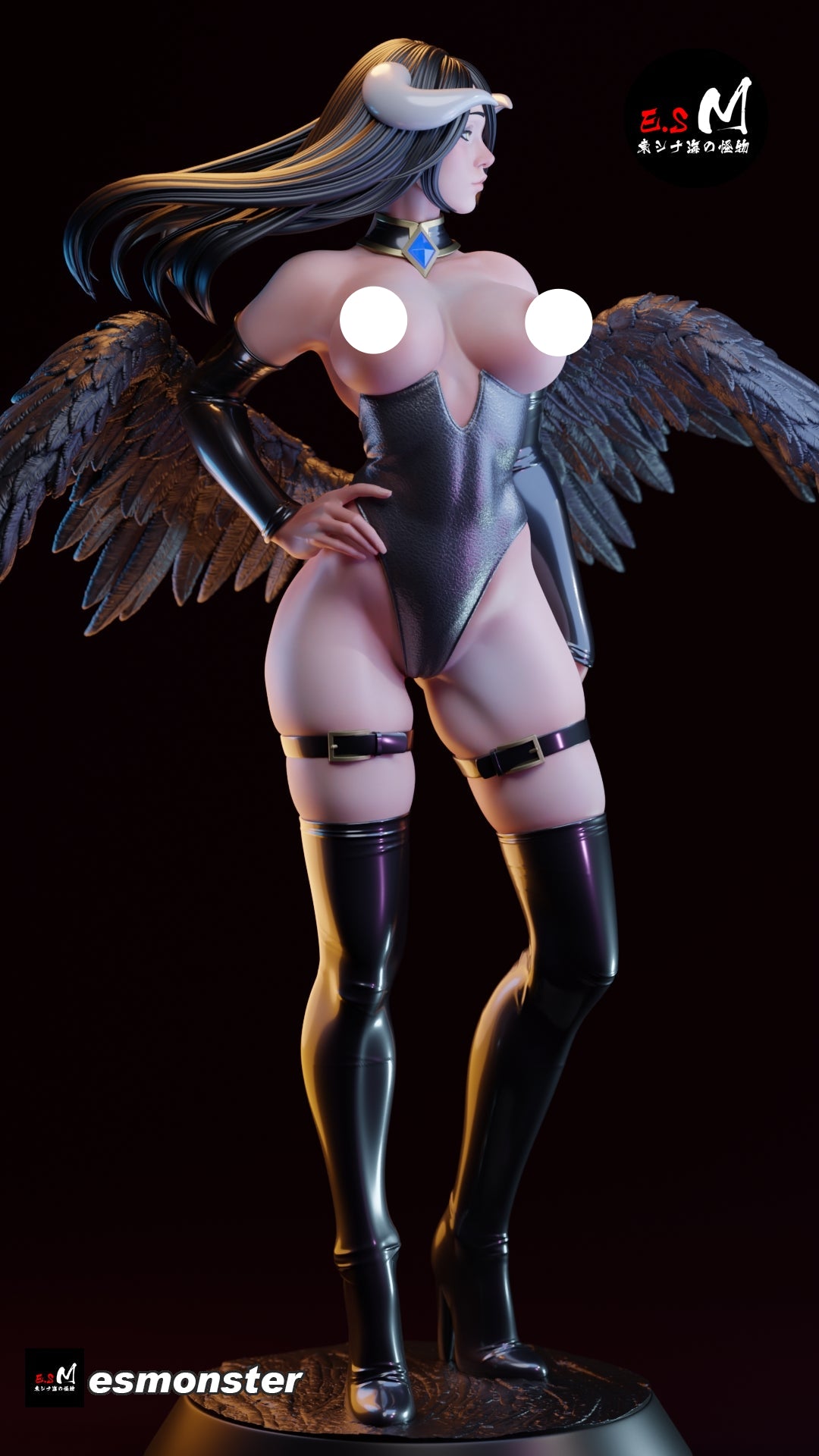Demon Temptress Adult Pinup 3D ABS Resin Model
