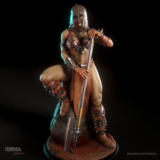 Sexy Executioner Adult 3D Resin Figurine Model Kit