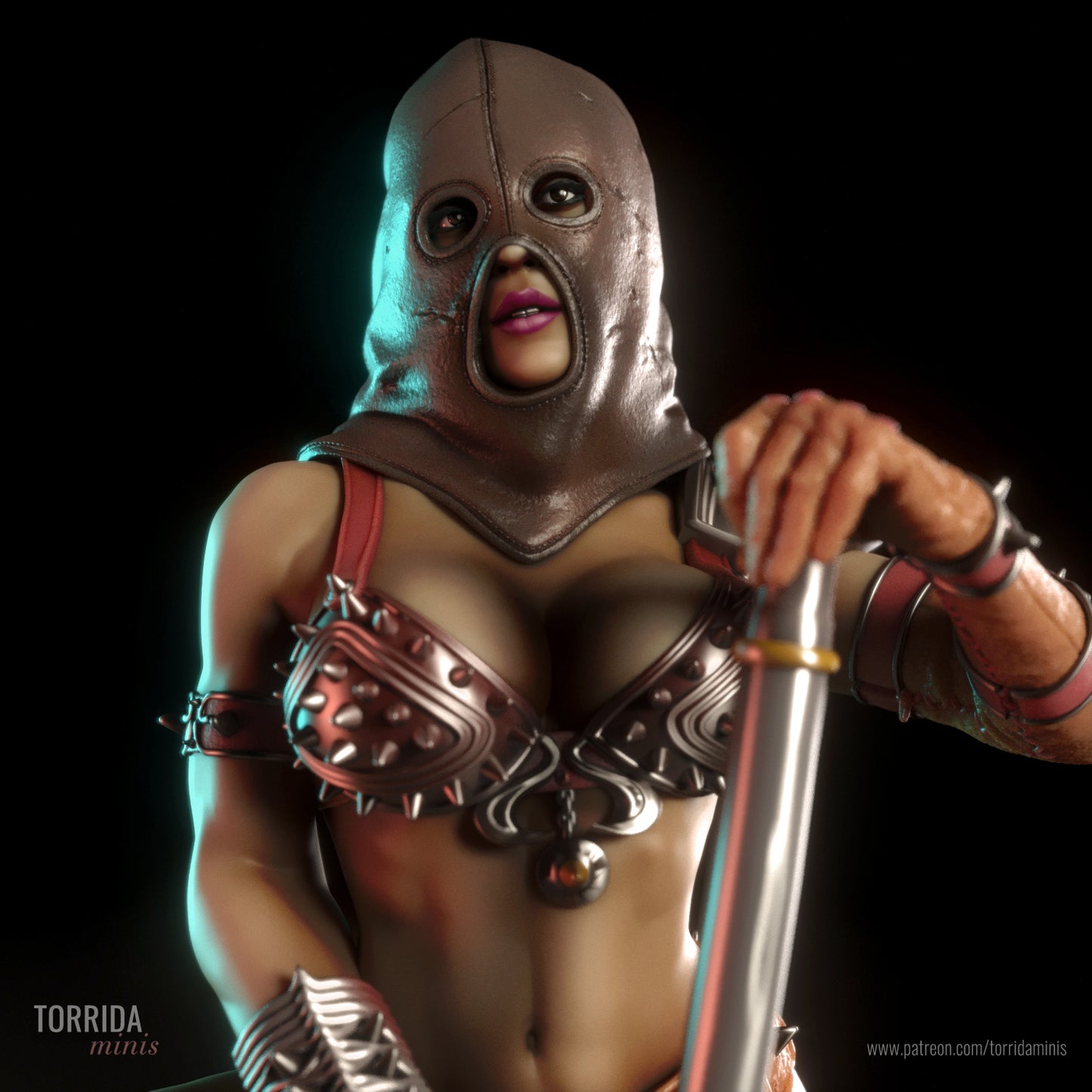 Sexy Executioner Adult 3D Resin Figurine Model Kit