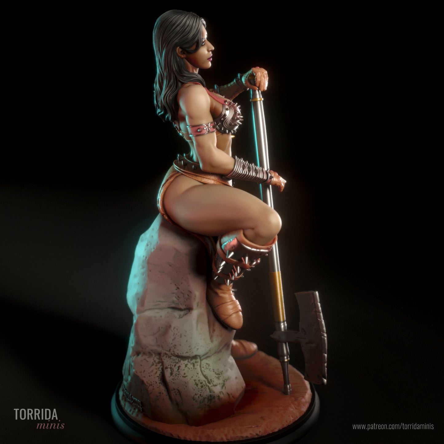 Sexy Executioner Adult 3D Resin Figurine Model Kit