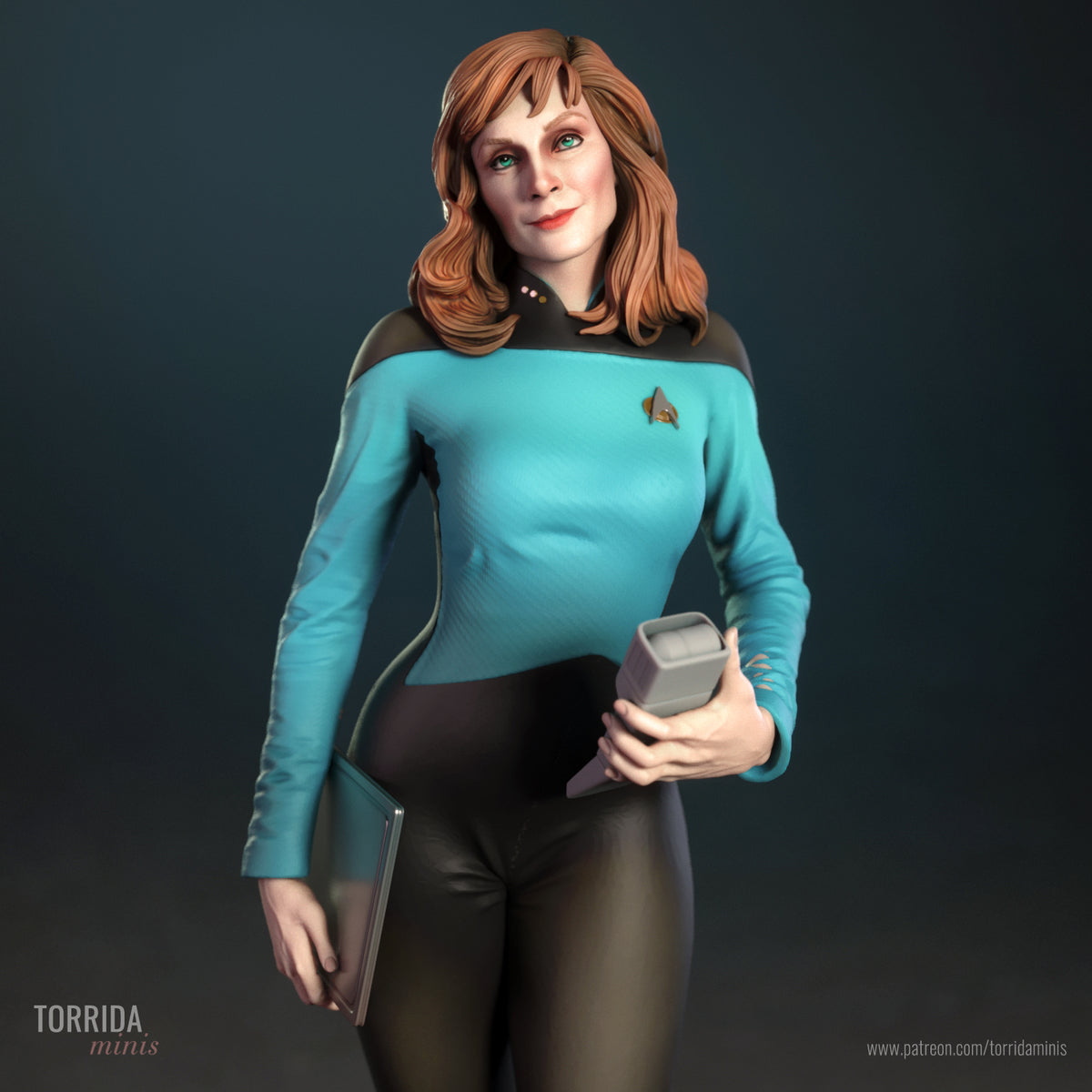 Space Doctor Pinup Adult 3D Resin Figurine Model Kit