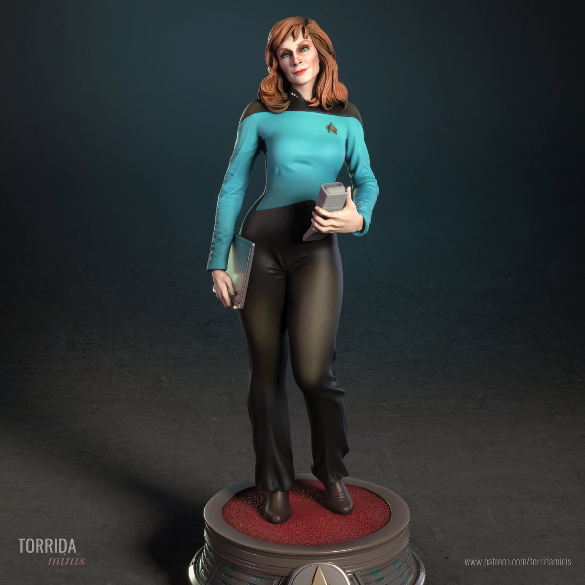Space Doctor Pinup Adult 3D Resin Figurine Model Kit
