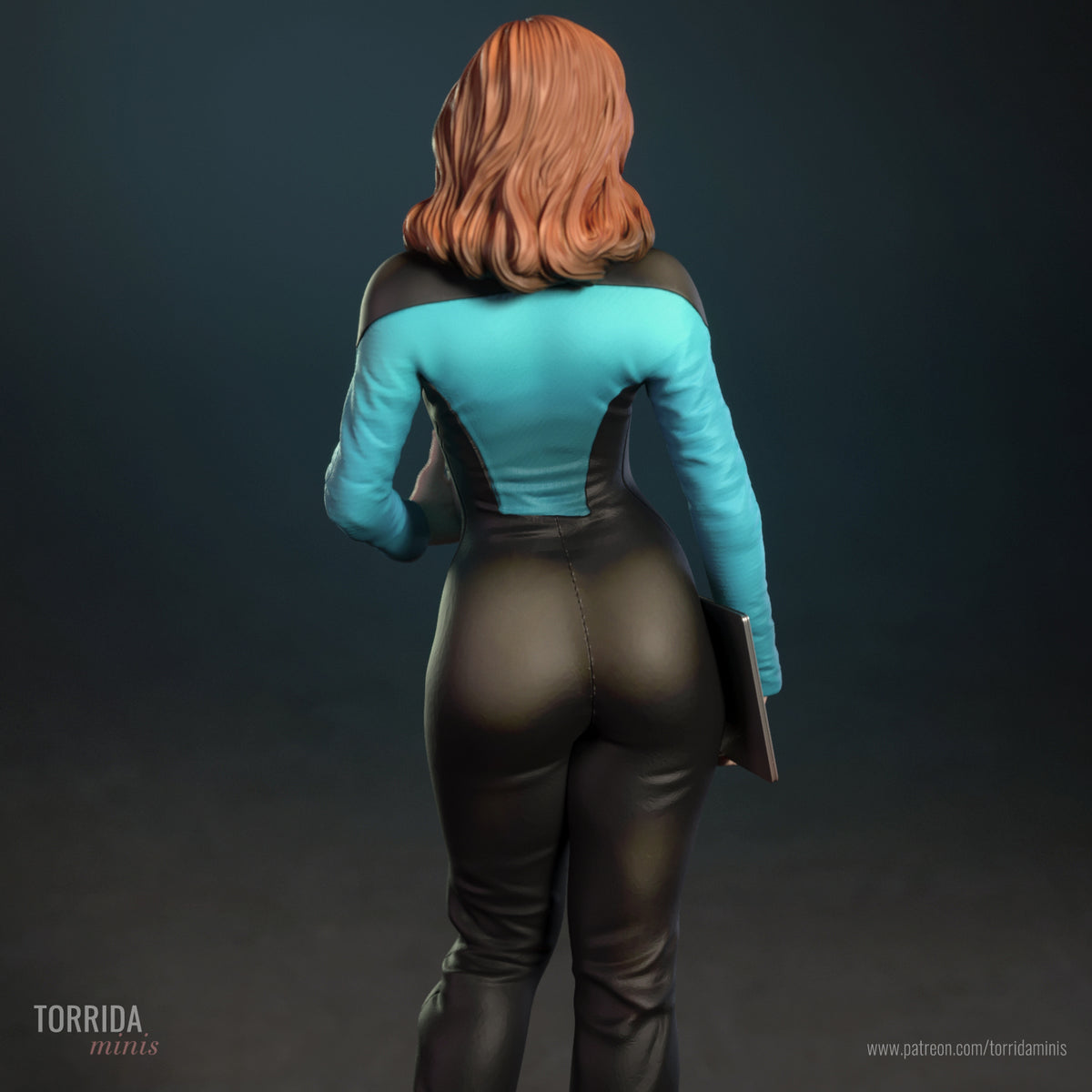 Space Doctor Pinup Adult 3D Resin Figurine Model Kit